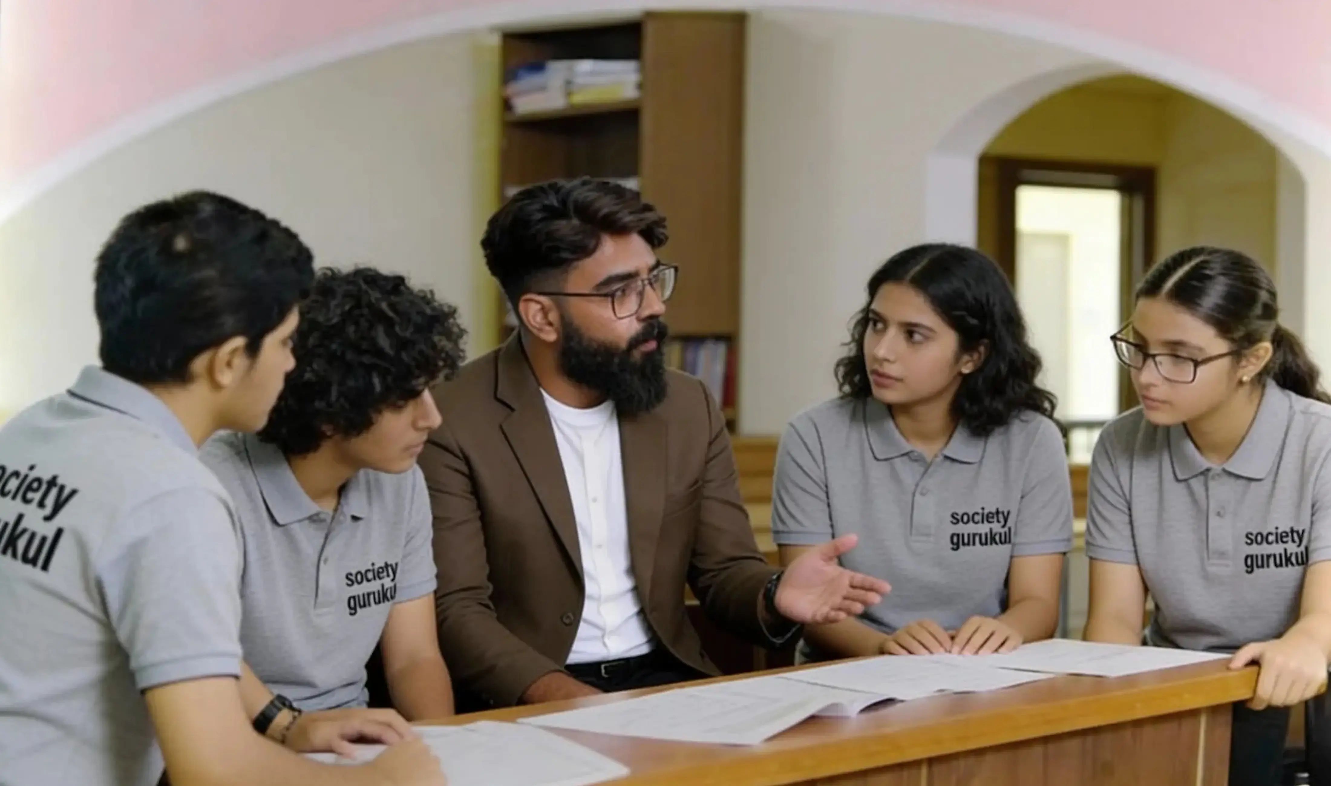 Society Gurukul Classroom